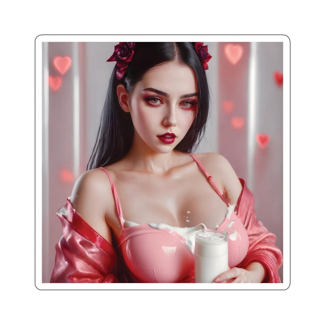 layla-goth-girl-vinyl-waterproof-square-sticker-decal-high-quality-3