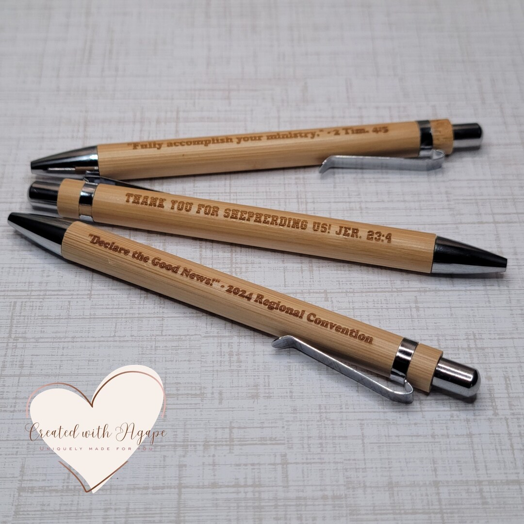 Personalized Engraved Pens - JW Special and Regional Convention Gifts ...