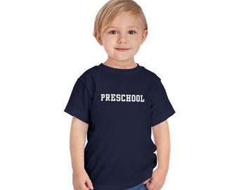 Preschool Academic Toddler Tee Shirt Classic College