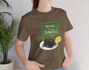 Gim Seaweed Snack Unisex Jersey Short Sleeve Tee Lazy Halloween Costume
