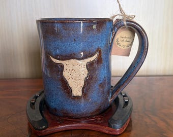 Cow Skull Mug