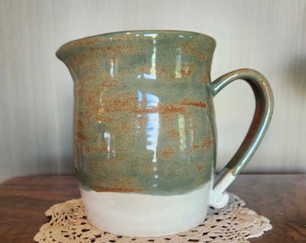 Pottery Pitcher, handmade