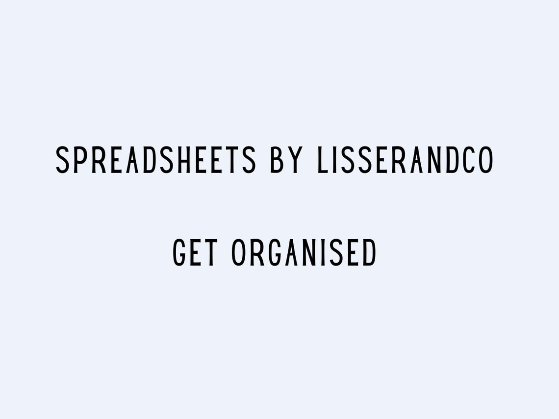 Printable Master Grocery List 2 Page Spread