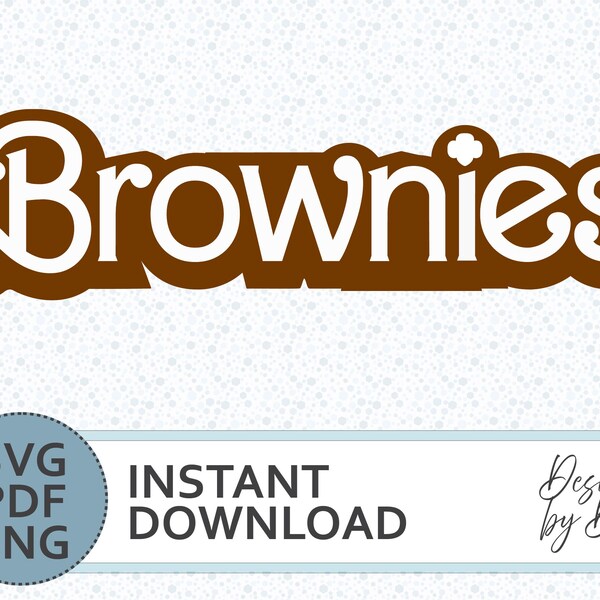 Girl Scout Brownies SVG, Brownie Girl Scout, Barbie design