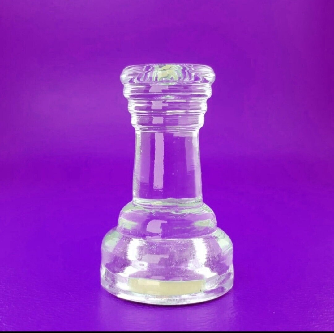 Fifth Avenue Chess Clear Glass Crystal Rook Chess Piece - Etsy
