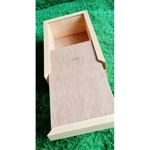 storage box/wooden box with sliding system size