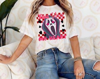 Valentine’s Day png horror scream scary dtf sublimation you slay my heart