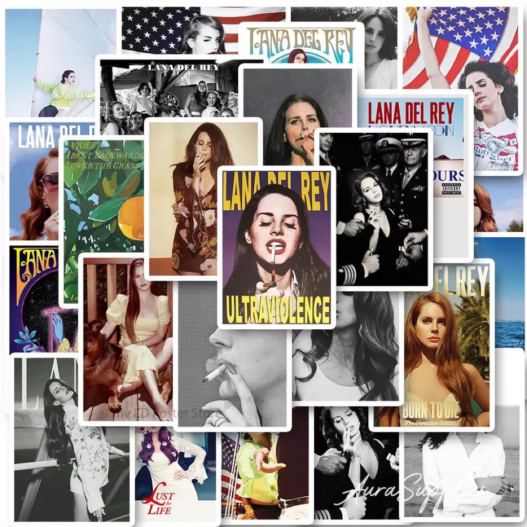 Lana Del Rey Stickers, Honeymoon Sticker Pack, Honeymoon Album, Lana  Aesthetic Stickers, Decorative Stickers, Dreamy Fancy Stickers 