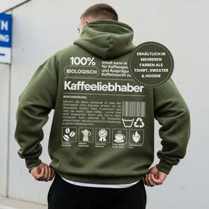 Zabawna bluza z kapturem, swetry, T-shirt dla miłośników kawy - pomysł na prezent dla miłośników kawy, baristów-amatorów i kofeinowych maniaków
