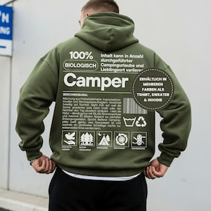 Funny hoodie, sweatshirt, t-shirt for campers - gift idea for camping lovers - camping clothing image 1