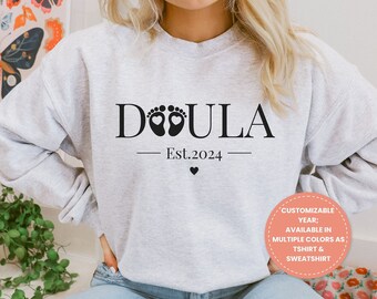 Doula Shirt, Doula Sweatshirt, Doula Tshirt, Doula Gift, Gift for Doula, Customizable Doula Shirt, Customizable Doula Sweatshirt