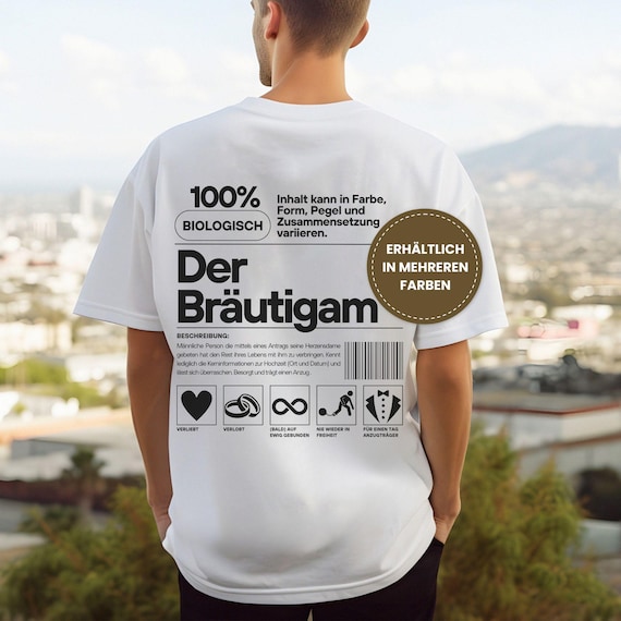 Bräutigam T-Shirt, Team Bräutigam, Junggesellenabschied T-Shirt Herren, JGA T-Shirt Männer, JGA Männer Shirt, Junggesellenabschied Outfit