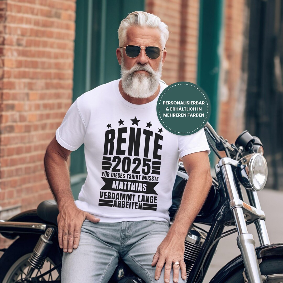 Wunderbar T Shirt Fr Rentner Bild