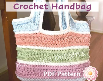 Reversible Crochet Handbag Pattern PDF Download – Aurora Stardust Bag Star Stitch Purse – Instant Digital Download PDF Pattern Intermediate