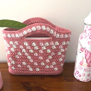 Carry Bag Crochet Pattern &#39;Falling Stars&#39; Digital PDF Pattern Only Sparkle Crochet Bag Pattern Crochet Instant Download Printable Pattern
