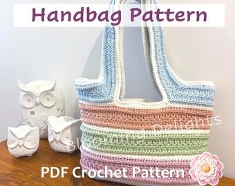 Aurora Stardust Reversible Crochet Tote Bag Pattern – Unique Textured Bag – Intermediate Level Crochet Pattern - Instant PDF Download Only