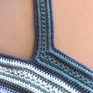 Reversible Crochet Tote Bag Pattern PDF – Aurora Stardust 2-in-1 Bag – Colorful Crochet Bag Pattern for Intermediate Skill Level Crochet image 6