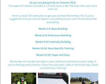 Plan treningowy dla początkujących Ironman 70.3