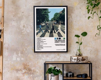 Arte da parede da capa do álbum Abbey Road dos Beatles