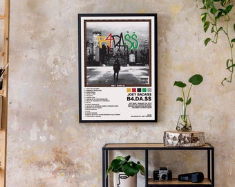 Joey Badass B4.DA.SS Album Cover Wall Art Poster