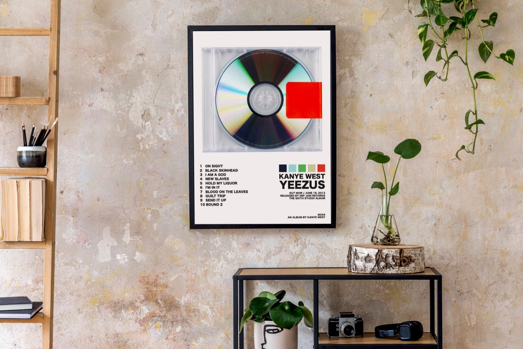 Yetler Kanye West Yeezus Album Cover Wall Art - Etsy