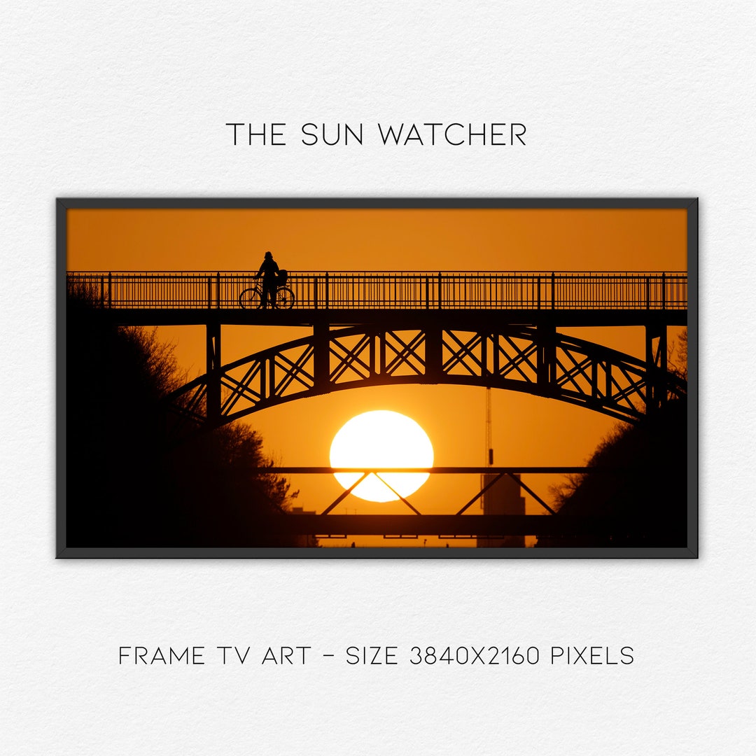Frame Watcher The Sun Watcher Samsung TV Frame Art Sunrise Copenhagen Photography ...