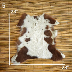 Genuine Sheepskin Throw Rug - Silky Soft Lambskin Hide image 7