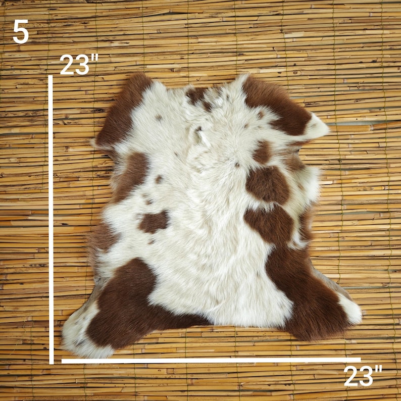 Genuine Sheepskin Throw Rug - Silky Soft Lambskin Hide image 7
