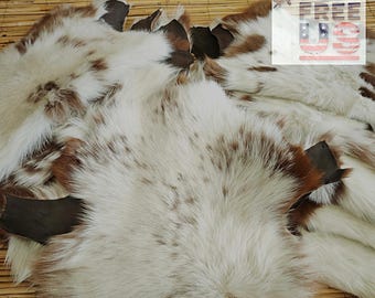 Genuine Sheepskin Throw Rug - Silky Soft Lambskin Hide