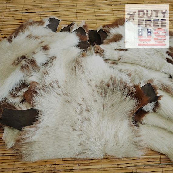 Genuine Sheepskin Throw Rug - Silky Soft Lambskin Hide