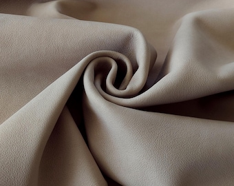 Mink Nubuck Leather Hide: Soft Velvety Top Grain Calfskin (1.3-1.4 mm)