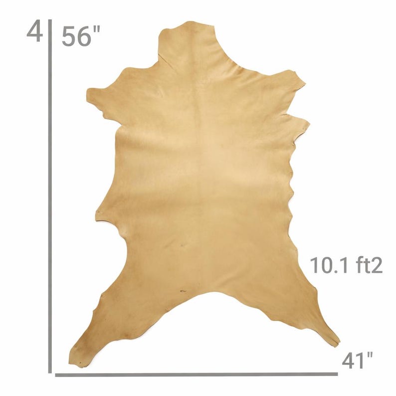 Vegetable Tanned Goatskin Leather: Natural Full Grain Hide (9-12 sqft, 1.2mm) image 6