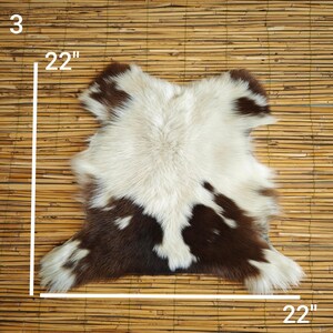 Genuine Sheepskin Throw Rug - Silky Soft Lambskin Hide image 5