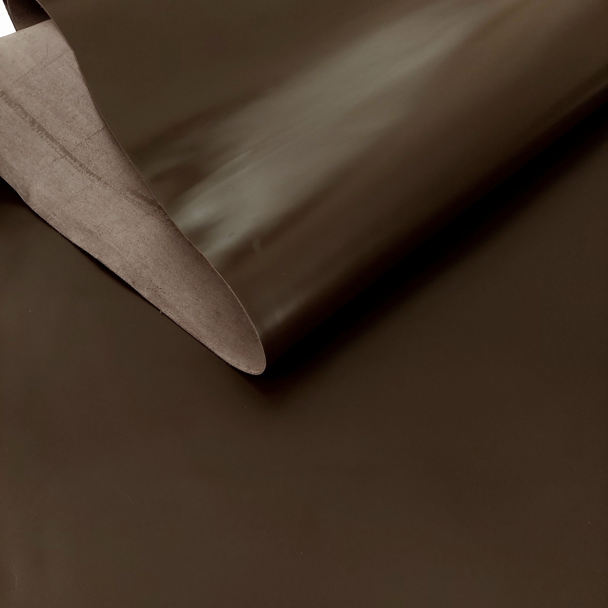 Luxury Brown Aniline Calfskin Leather, Smooth Grain Thick 2 2.2 Mm Soft ...