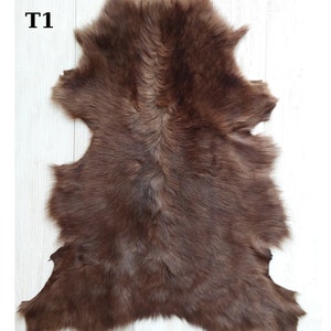 Luxury Sheepskin Wild Animal Toscana Shearling , Genuine Premium Toscana Sheepskin For Fashion Design, Clothing, Collar Fur, Home Decore