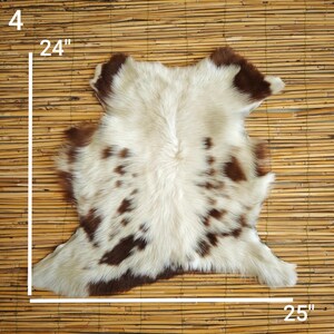 Genuine Sheepskin Throw Rug - Silky Soft Lambskin Hide image 6