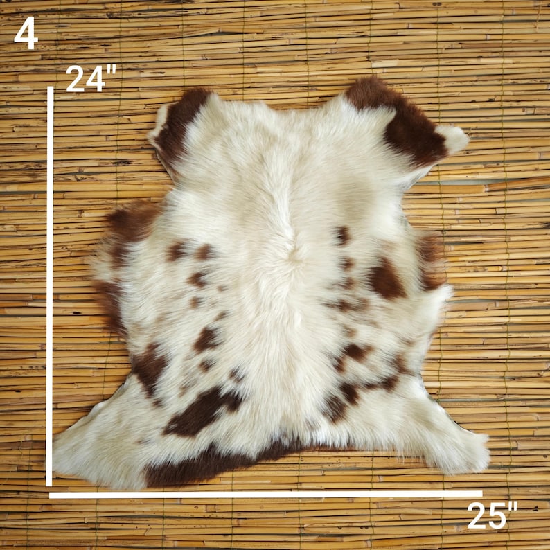 Genuine Sheepskin Throw Rug - Silky Soft Lambskin Hide image 6