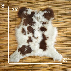 Genuine Sheepskin Throw Rug - Silky Soft Lambskin Hide image 11