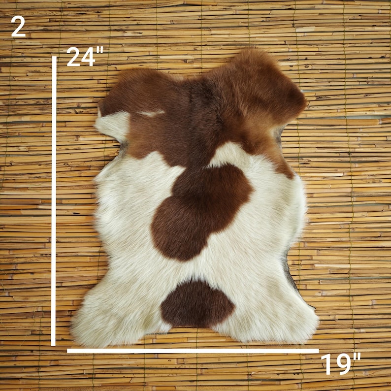 Genuine Sheepskin Throw Rug - Silky Soft Lambskin Hide image 4