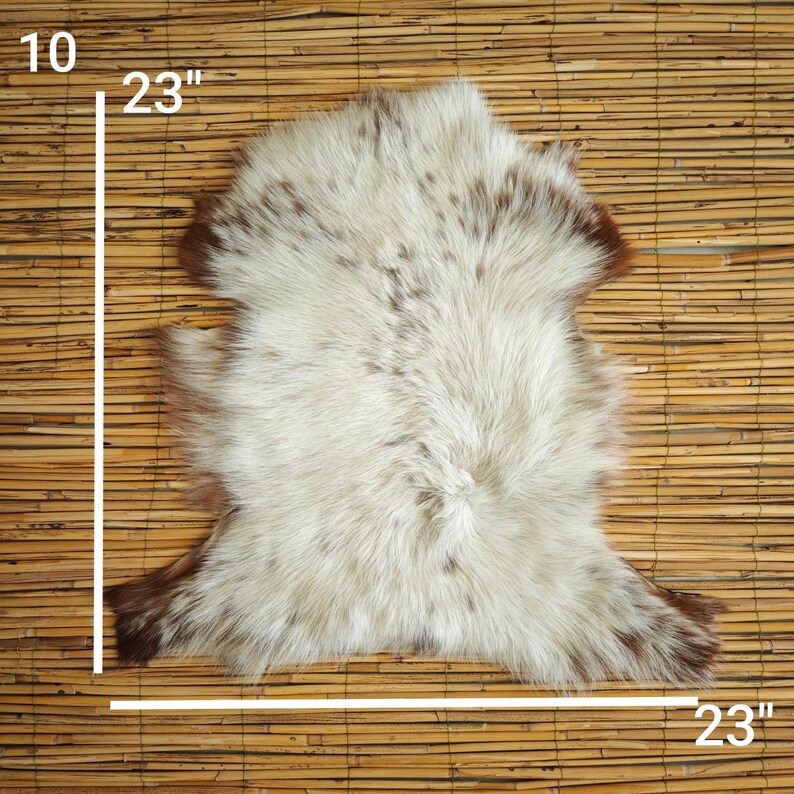 Genuine Sheepskin Throw Rug - Silky Soft Lambskin Hide image 13
