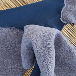 Curly Merino Sheepskin Hide Rugs: Upholstery, Jackets, Chair Cover (2 Pcs, 36x29 & 37x35 in