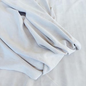 Premium Stone SUEDE Leather, Real Cowhide Split Velour Suede 3.5-4 oz For Leather Works And Garment, Natural Very Soft Cow Suede
