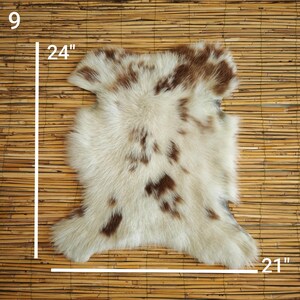 Genuine Sheepskin Throw Rug - Silky Soft Lambskin Hide image 12