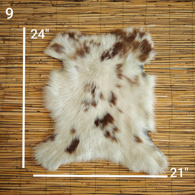 Genuine Sheepskin Throw Rug - Silky Soft Lambskin Hide image 12