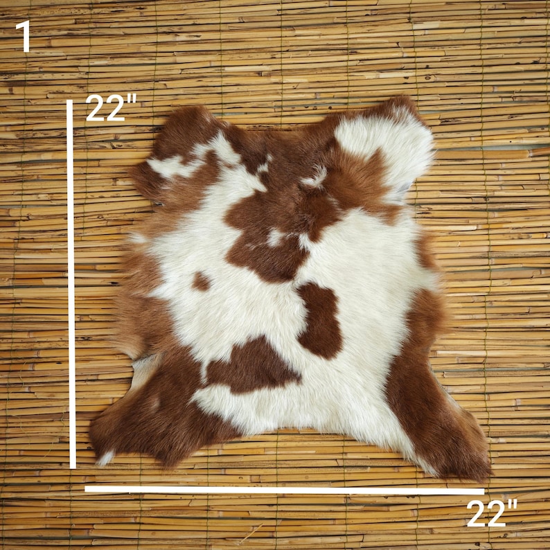Genuine Sheepskin Throw Rug - Silky Soft Lambskin Hide image 3