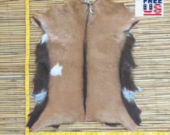 Natural Color Decorative Goat Hide – Genuine Exotic Goat Skin Rug