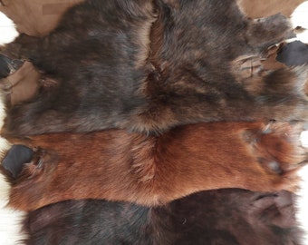 Toscana Sheepskin Shearling: Wild Animal Print, Long Wool Pile