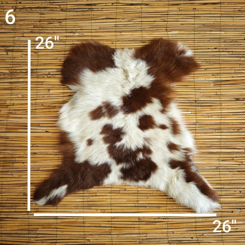 Genuine Sheepskin Throw Rug - Silky Soft Lambskin Hide image 9