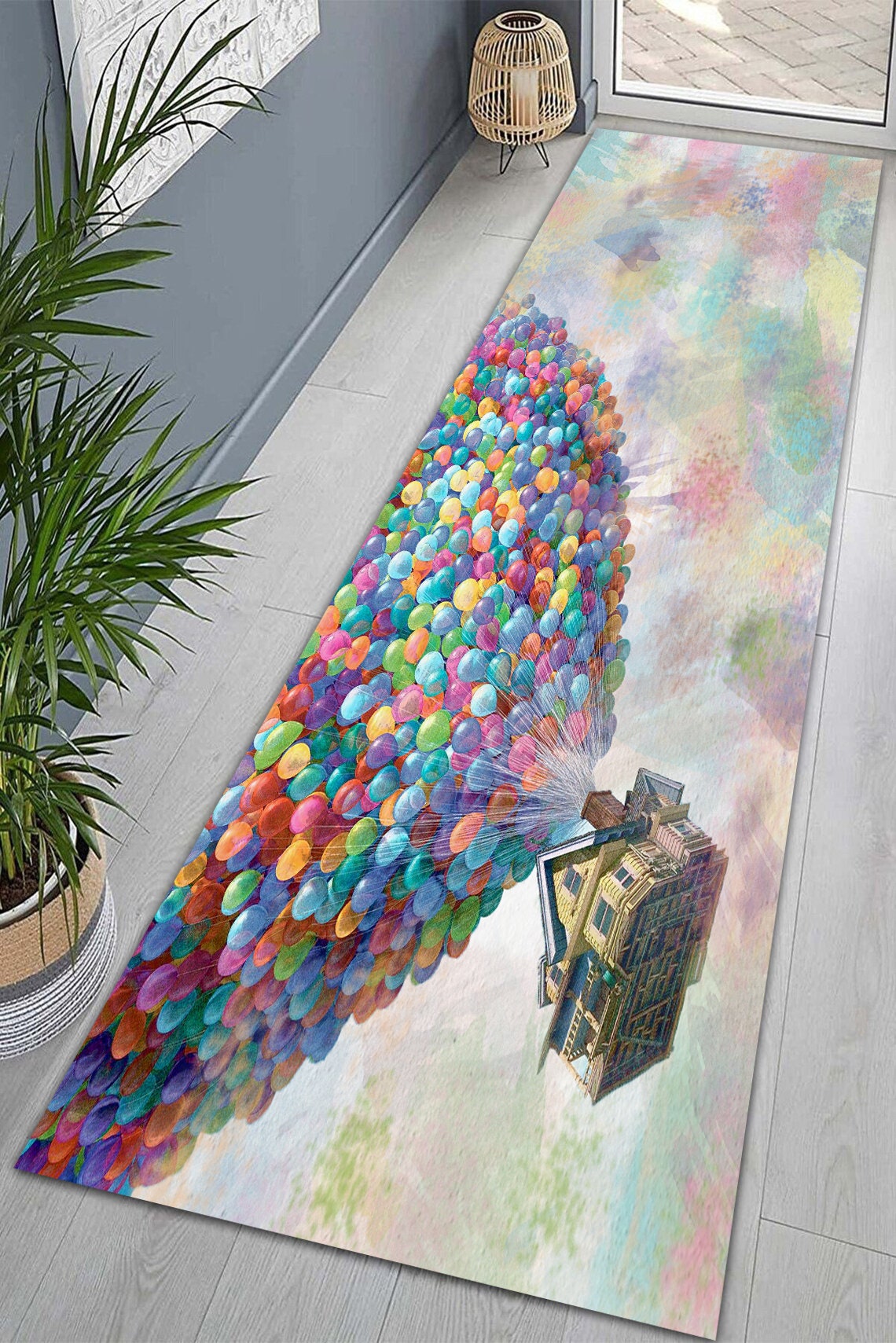 Discover Disney rugs,Balloon Rugs,Movie Up Rugs,Colorful Balloons Rugs,pink disney, Air Balloons rug, Children's Rug,  Indoor Rug,Hallway Carpet