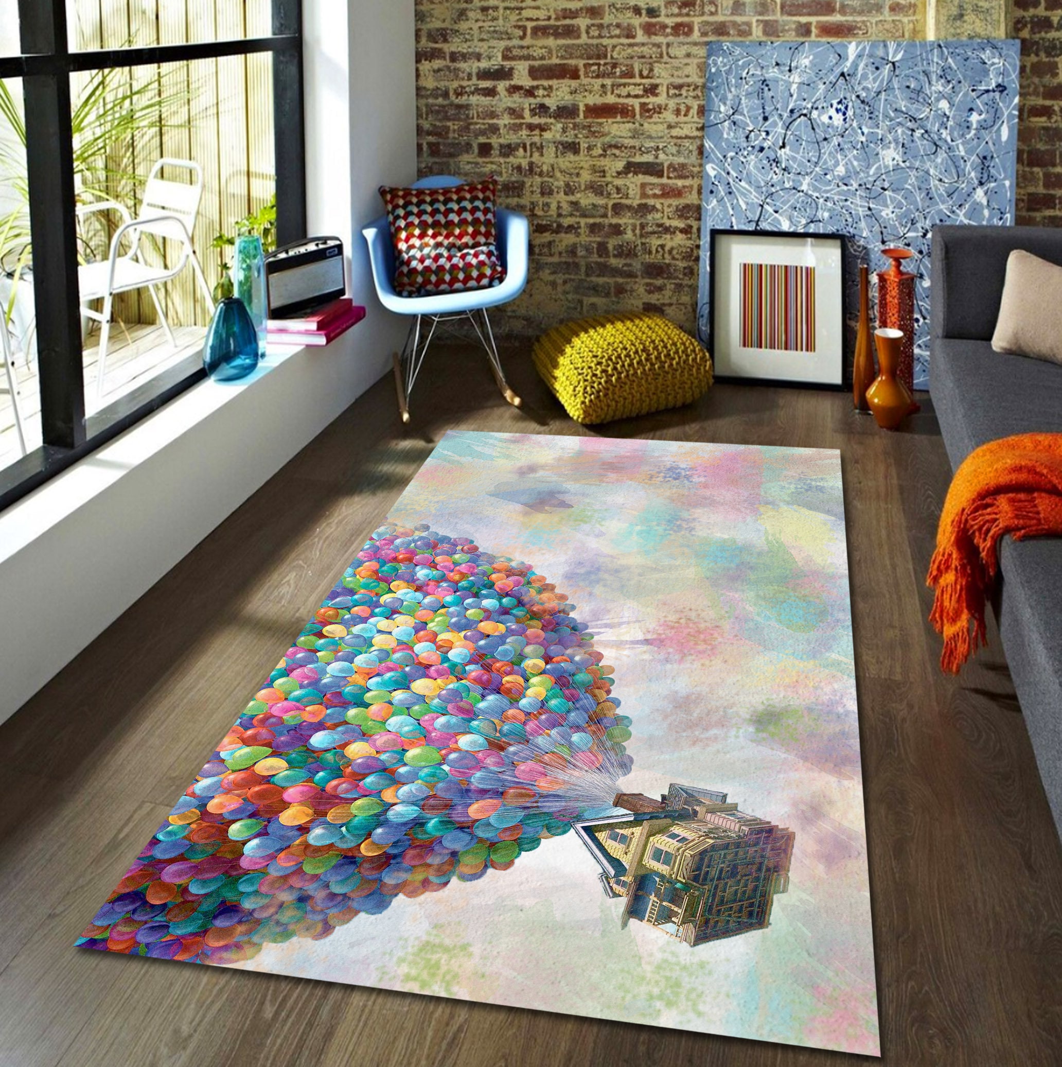 Discover Disney rugs,Balloon Rugs,Movie Up Rugs,Colorful Balloons Rugs,pink disney, Air Balloons rug, Children's Rug,  Indoor Rug,Hallway Carpet